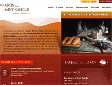 Tablet Screenshot of amis-st-camille.org